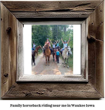 family horseback riding near me in Waukee, Iowa